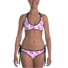 VK Pink/White  Bikini, Swim Suit, Vagabond Klothing Ko.- Vagabond Klothing Ko.