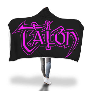 Talon Pink Hooded Blanket