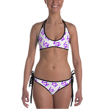 VK Purple/White  Bikini, Swim Suit, Vagabond Klothing Ko.- Vagabond Klothing Ko.