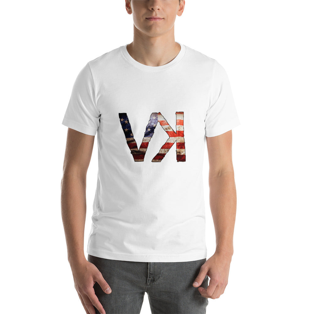 VK American Flag, Mens T-Shirt, Vagabond Klothing Ko.- Vagabond Klothing Ko.