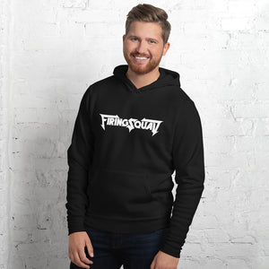 FIRING SQUAD Official white logo Unisex hoodie