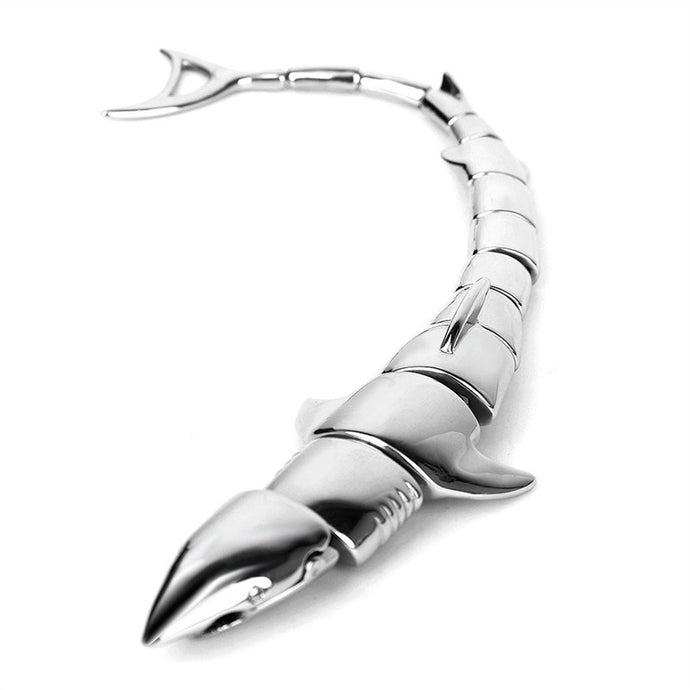 Stainless Steel Shark Design Bracelet, Jewelry, Vagabond Klothing Ko.- Vagabond Klothing Ko.